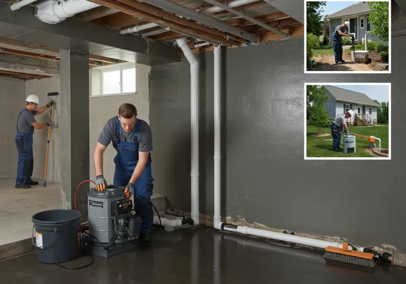 Basement Waterproofing and Flood Prevention process in Sulphur, LA